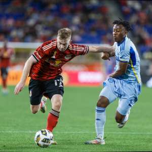 New York Red Bulls' midfielder Cameron Harper has been having a solid season for New York since signing a new contract earlier in the year (Credit: John Perd)
