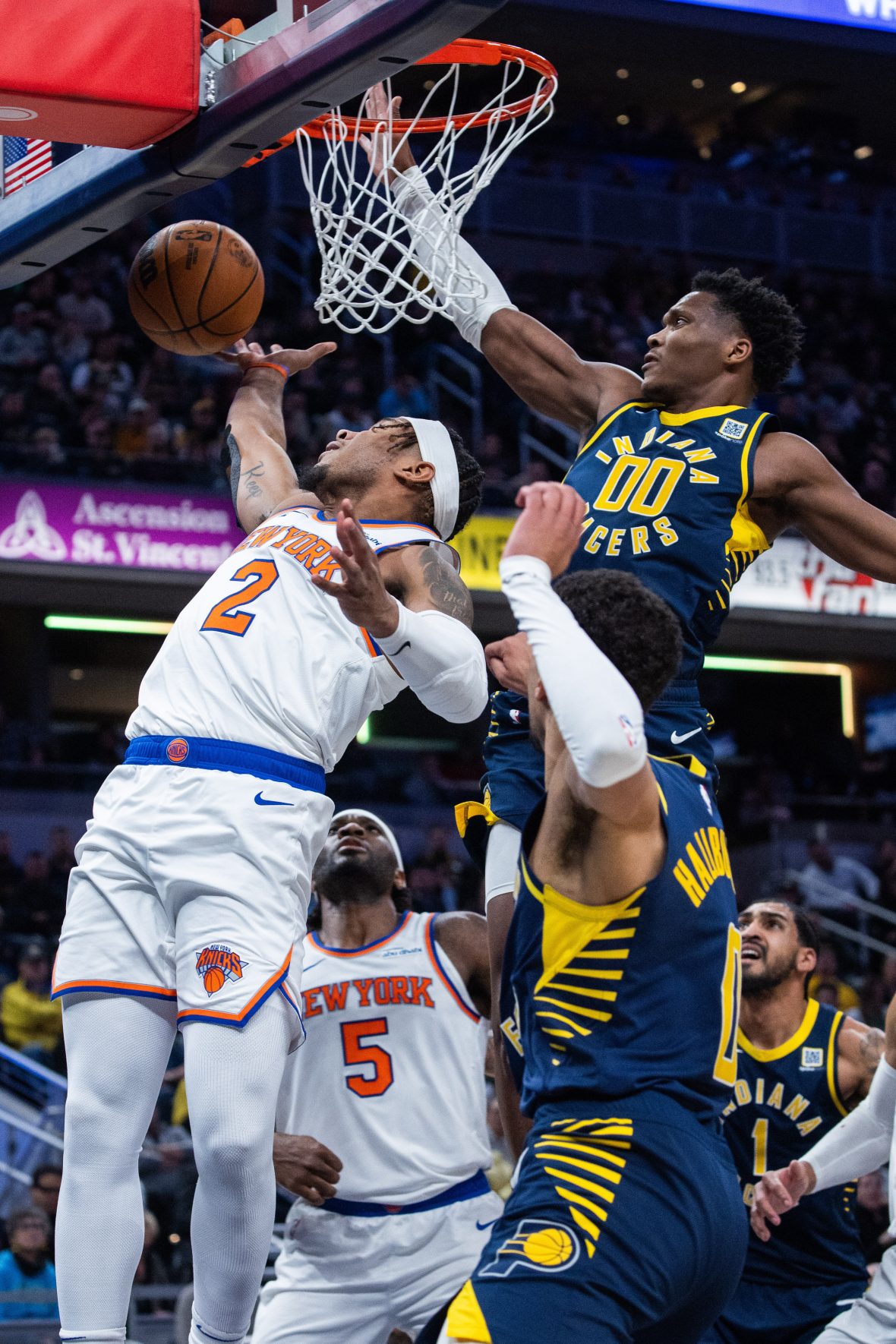 Current image: NBA: New York Knicks at Indiana Pacers